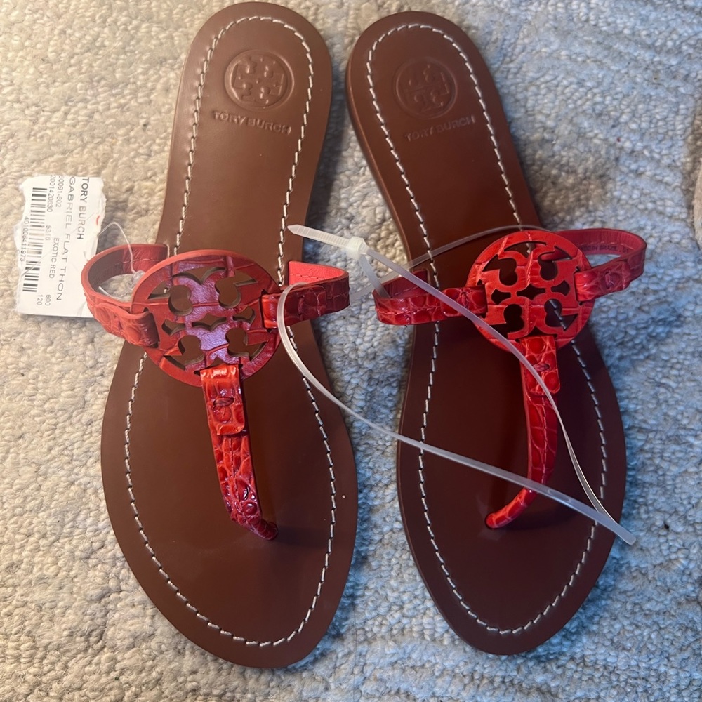 Tory Burch red sandal